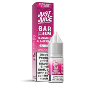 Just Juice – Bar – Nikotinsalz Liquid – Dragonfruit: Fruchtiger Genuss mit Nikotinsalz für ein intensives Dampferlebnis